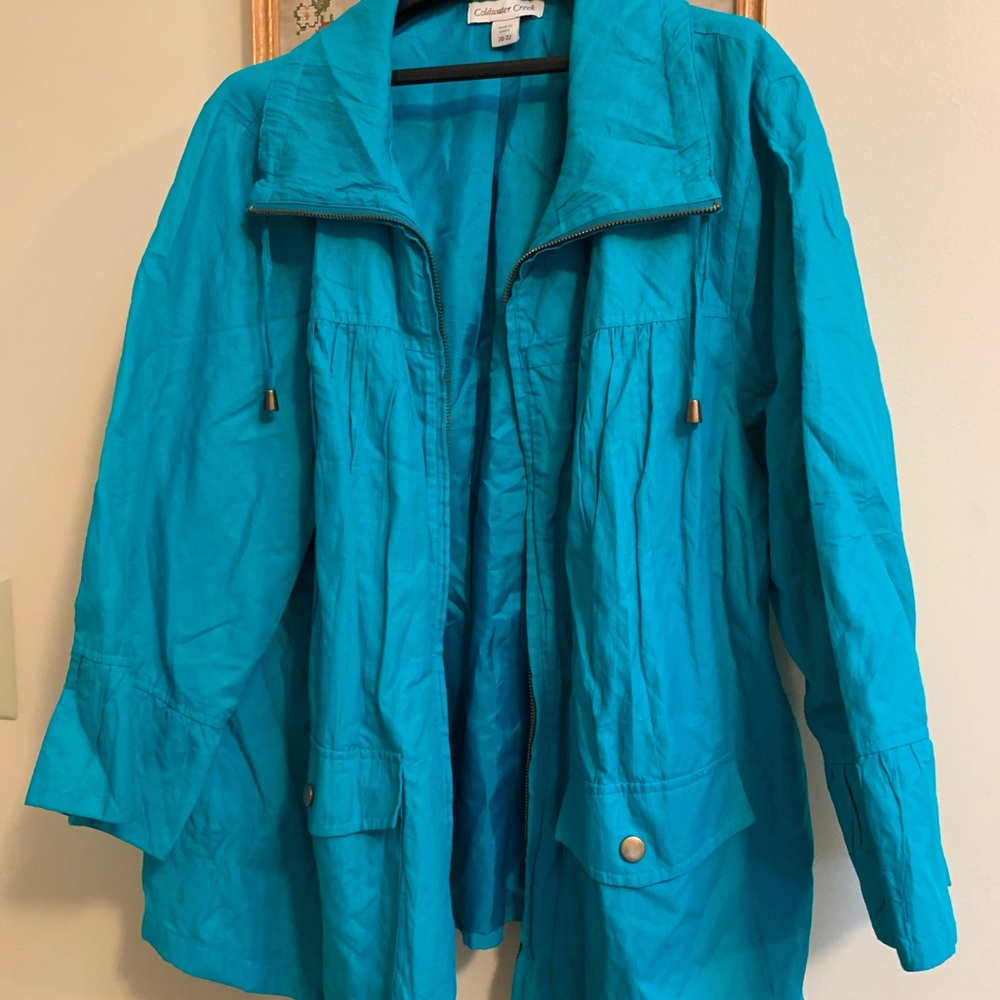 Lightweight jacket, teal